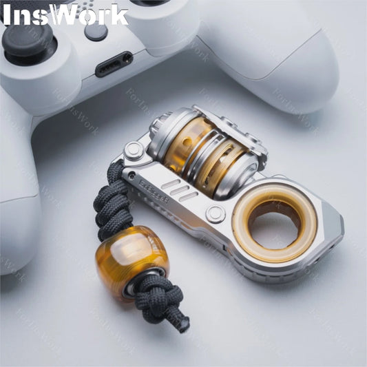 GoBiggeR Aurora Magnetic Fidget Slider – Stainless Steel & PEI EDC Toy for Anxiety Relief