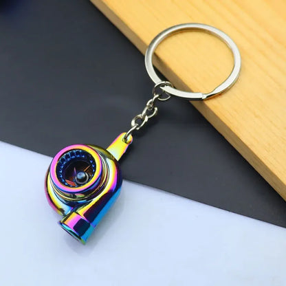 Mini Alloy Car Wheel Rim Keychain – Perfect Gift for Car Enthusiasts