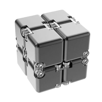 Premium Metal Infinity Cube – Smart Fidget Toy for Stress Relief & Focus