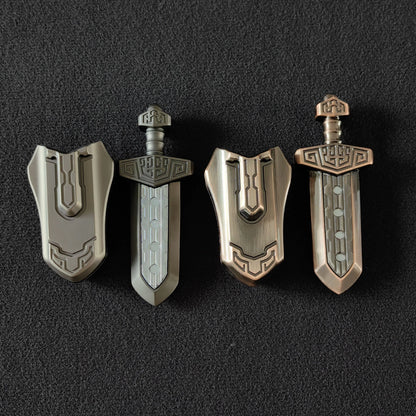 EDC Magnetic Sword Fidget Slider – Anti-Anxiety Metal Decompression Toy for Adults