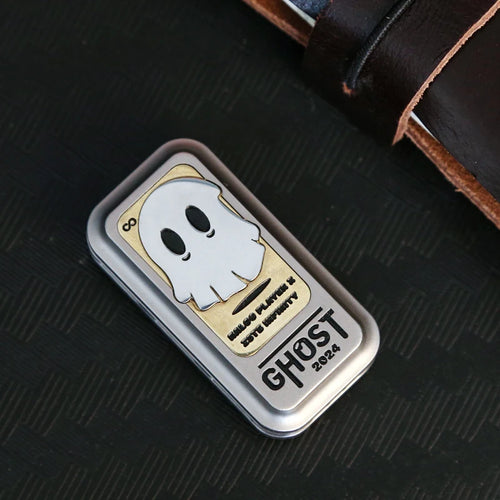 Ghost Tuning Fork Fidget Slider – Metal EDC Toy for ADHD, Anxiety & Office Stress Relief