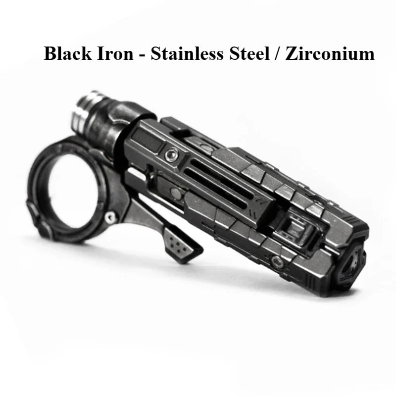 Iron Curtain Magnetic Mechanical Slider – Titanium Alloy EDC Fidget Toy for Stress Relief