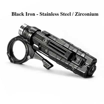 Iron Curtain Magnetic Mechanical Slider – Titanium Alloy EDC Fidget Toy for Stress Relief