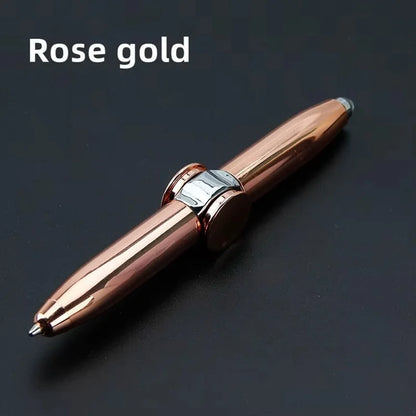 3-in-1 Gyro Pen with LED Light – Writing, Spinning & Stress Relief in One
