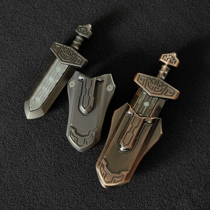 EDC Magnetic Sword Fidget Slider – Anti-Anxiety Metal Decompression Toy for Adults