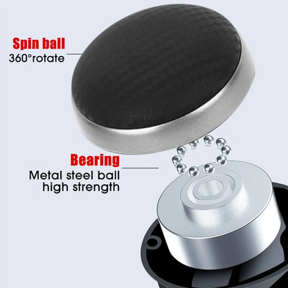 360° Rotating Steering Wheel Spinner Knob – Effort-Saving One-Handed Control for Cars, Trucks, and SUV