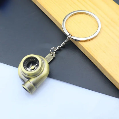 Mini Alloy Car Wheel Rim Keychain – Perfect Gift for Car Enthusiasts