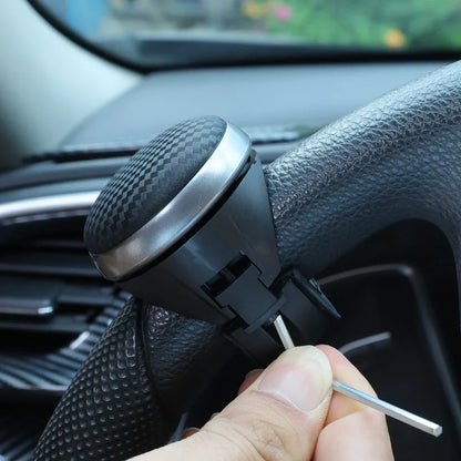 360° Rotating Steering Wheel Spinner Knob – Effort-Saving One-Handed Control for Cars, Trucks, and SUV