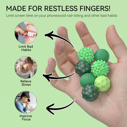 Magnetic Fidget Balls – Quiet Stress Relief Toy for Office, Travel & ADHD/Anxiety Support