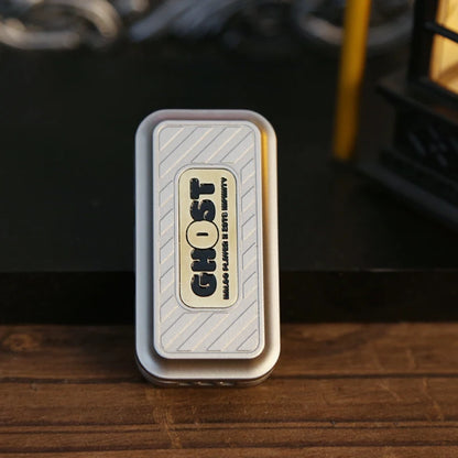 Ghost Tuning Fork Fidget Slider – Metal EDC Toy for ADHD, Anxiety & Office Stress Relief